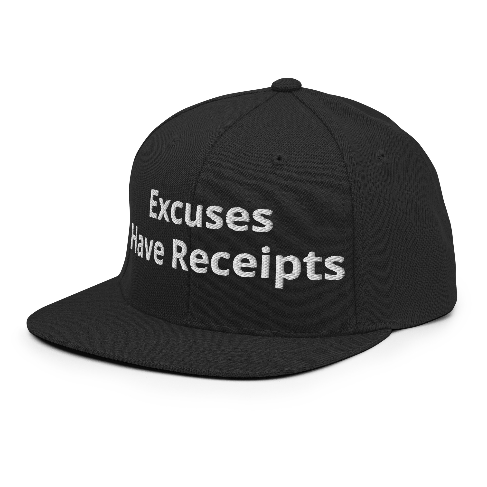 Excuses Have Receipts Hat - Image 16