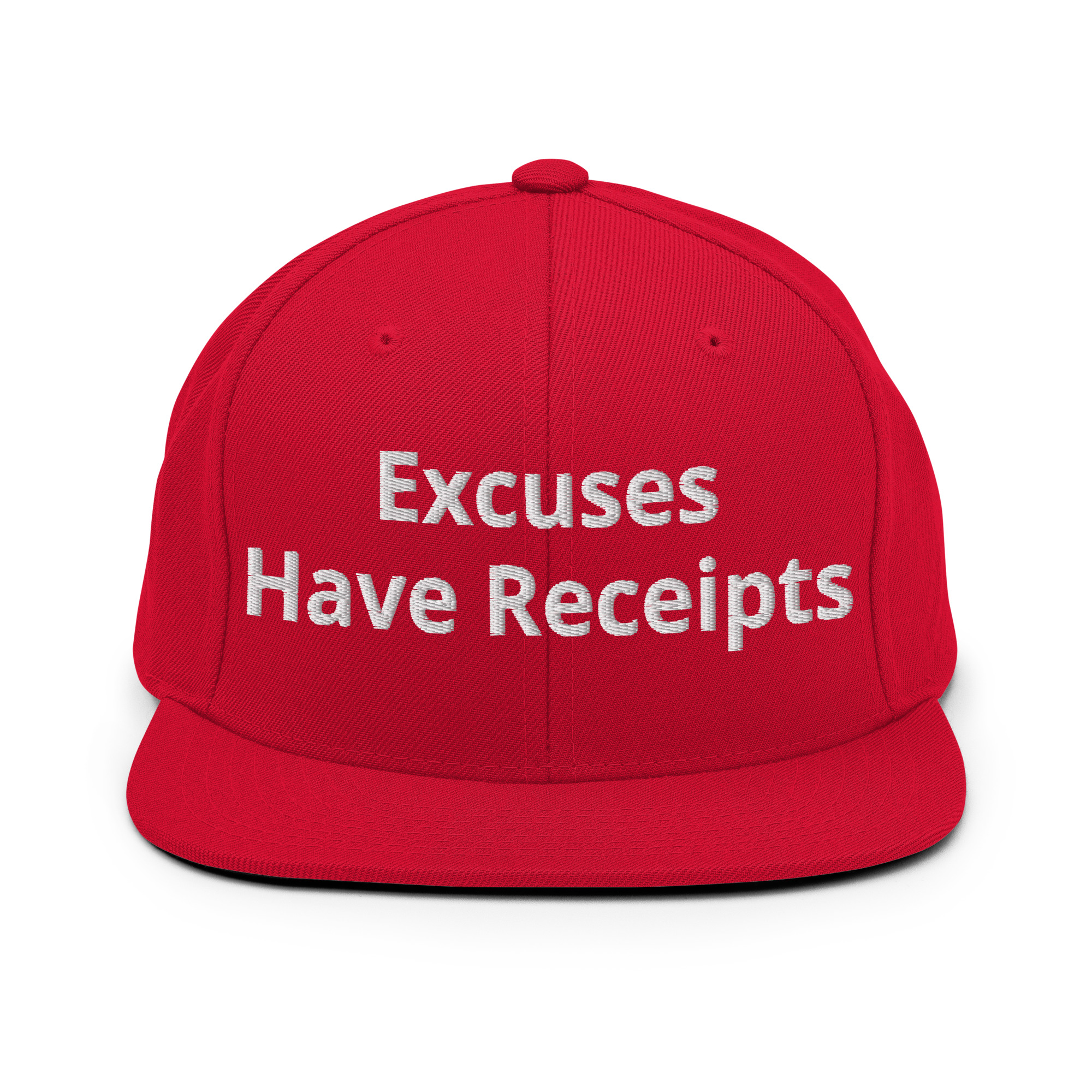 Excuses Have Receipts Hat - Image 3