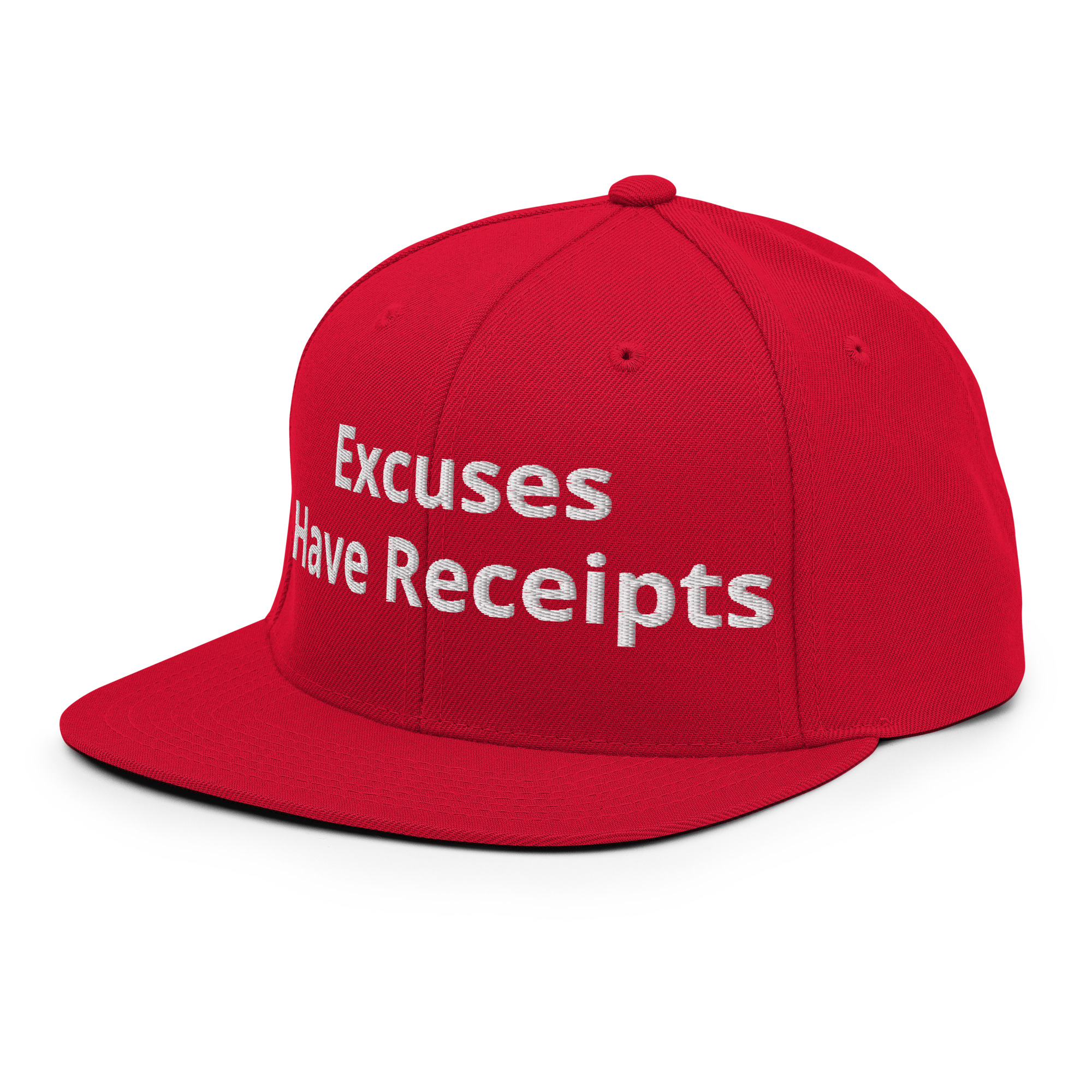 Excuses Have Receipts Hat - Image 18