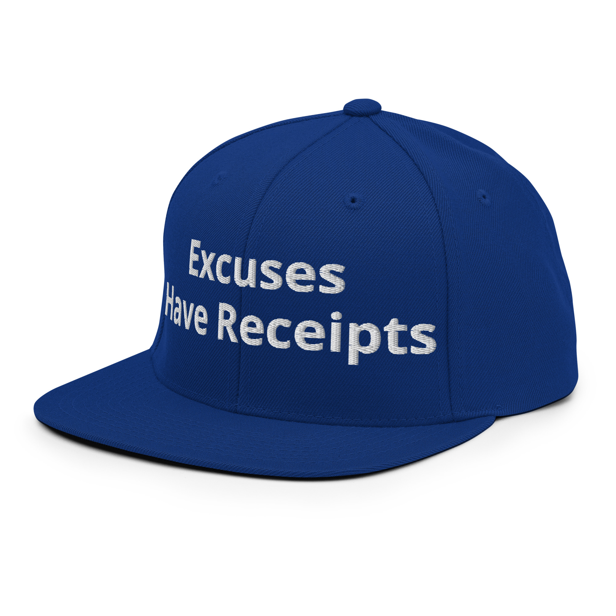 Excuses Have Receipts Hat - Image 17
